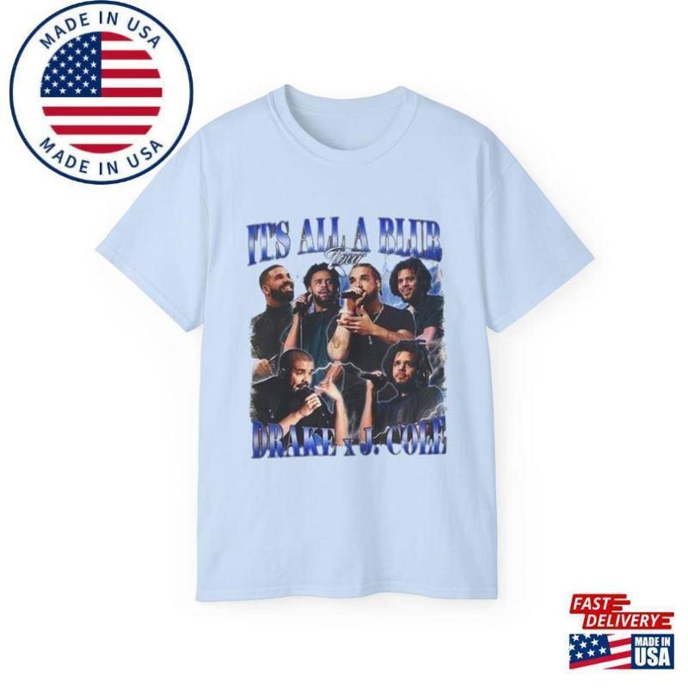 Drake J Cole Big As The What Tour  T-Shirt Its All Blur Shirt